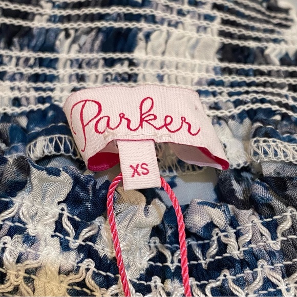 Parker NWT Floral Print Off the Shoulder Blouse Size XS - Picture 8 of 8